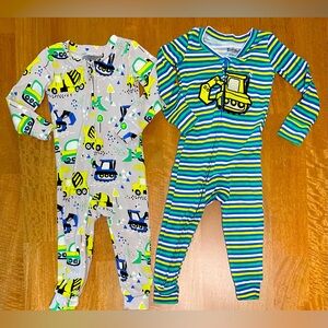 Mick Mack Construction-Themed Neon 12m One Pieces Set